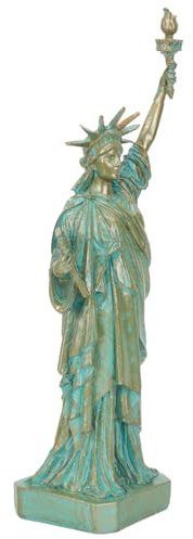 CORHAD Miniatur Statue Der Freiheit Dekorative Gartenlandschaftsornament Aus Resin Kreative Tischdeko Für Wohnzimmer Und Büro Hochwertiges Kunstwerk Mit Feiner Verarbeitung Und
