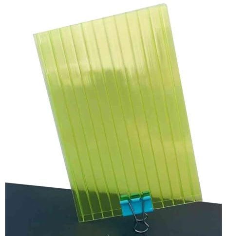 12 Pezzi Pannelli For Serra In Policarbonato A Doppia Parete, Foglio Trasparente For Serra, Foglio Sostitutivo For Telaio Freddo Isolante For Tetto, Resistente Alle Intemperie, For Pergola Da Giardino