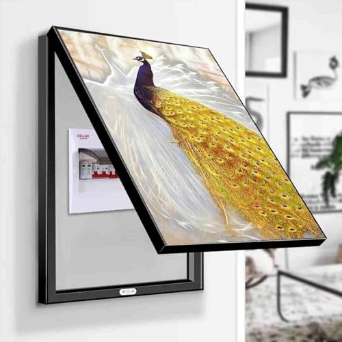 IQOAIJ Copertura Decorativa Moderna Scatola Coperchio Copri Contatore Elettrico Interno Quadro Copri Contatore,01,35x45cm