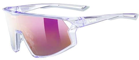 uvex skyryse, Sportglasögonen unisex – vuxen, transparent purple/lavender mirror, one size