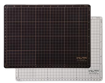 WUTA Auto-riparante tappetino da taglio, tappetino artigianale bifacciale antitaglio, tappetino artigianale in pelle professionale A4 (30 * 22 cm)