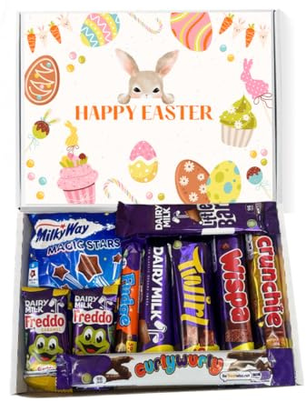 QLV Easter Chocolate Gift Box, Letterbox Gift & Easter Egg Hunt Treats