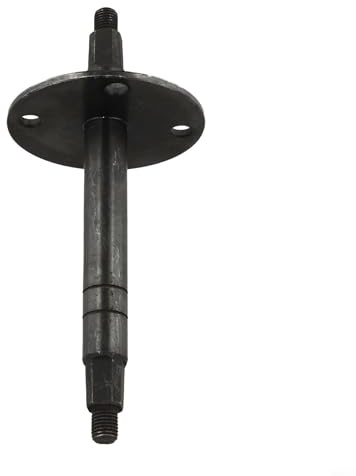 Eje de bicicleta estática de repuesto para modelos Tianxin de metal para pedales de rueda media, adecuado para varios tipos de bicicletas dinámicas (17 mm x 180 mm)