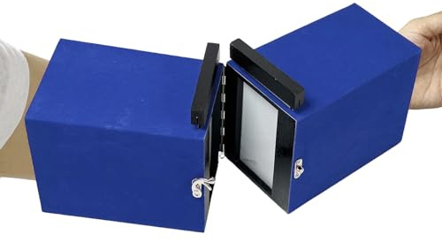 Trollkarlsleksak – låda med utdragsarm 34,5 x 14,3 x 10 cm, trä och metall ABS, illusionsmässigt lämpligt med mystisk effekt | Kreativ makeup för vuxna, H-maskeradfest