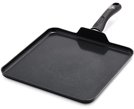 GreenLife Soft Grip Diamond, padella antiaderente in ceramica sana da 28 cm, senza PFAS, lavabile in lavastoviglie, nera