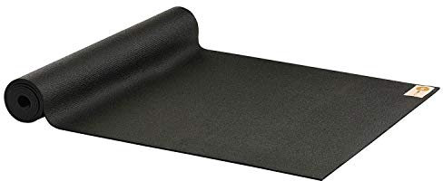 Yogamatte Studio extrabreit Gymnastikmatte schwarz Pilatesmatte 80x183cm