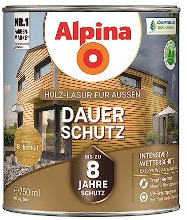 Alpina Dauerschutz Lasur (eiche hell)