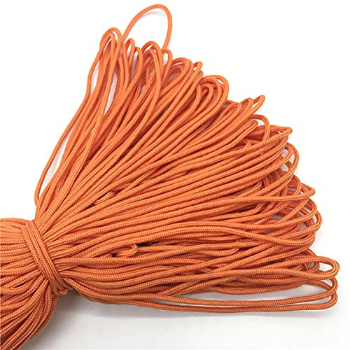 WEDSA 10 Yards/Lot 2mm Solide Rutsche Schnur Lanyard Seil Mil Spec Typ EIN Strang Klettern Camping Überlebensausrüstung Schnur-Spain,Orange