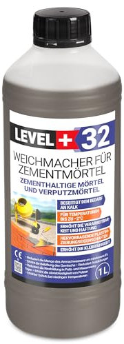 Weichmacher für Zementmörtel und Putzmörteln 1 L Flüssig, ersetzt Kalk RM32