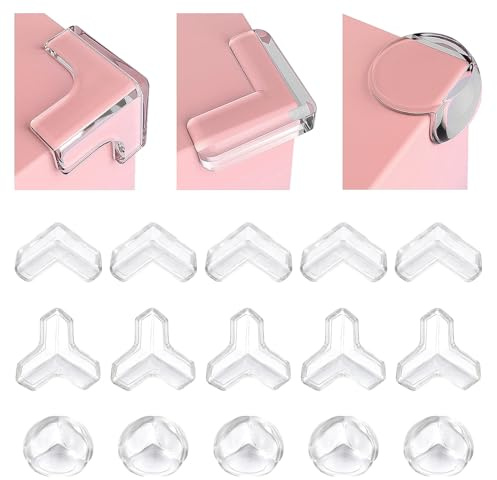 28 Pcs Corner Protectors for Baby, Furniture Corner Guards & Bumpers Clear