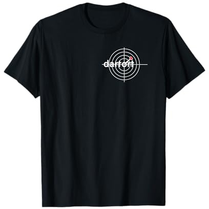 Dartort Dart Darts 180 Volltreffer Dartpfeil Dartscheibe Fan T-Shirt