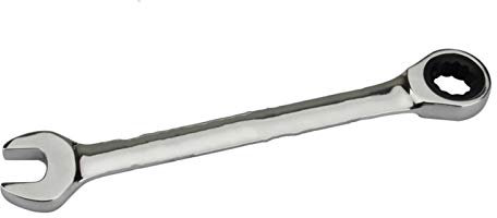 Llaves Fijas,Llaves Combinadas 1pcs Corona dentada llave de trinquete reversible Combinación de trinquete Juego de llaves (Size : 8 10 12 13 14 17 19)