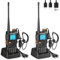 JUCJET K6 Funkgerät(2 Stück), DualBand Walkie Talkie mit One Key Pairing, 999 Kanäle, Reduktion von Sprachrauschen, Hochleistungs 2600mAh Wiederaufladbare Funkgeräte für Abenteuer im Freien, Camping