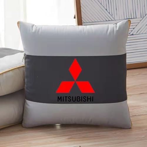 YHIKAHT Reisedecke und Kissen 2 in 1, für Mitsubishi Eclipse Cross, Reisedecke mit Kissen Set Multifunktionale Reise Decke und Kissen, 50×50cm