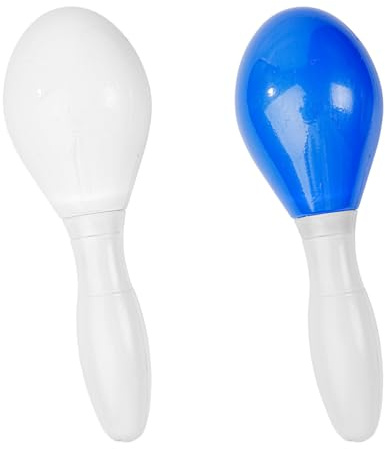 VOANZO 2 Maracas sensoriales con luz LED Multicolor parpadeantes para Festivales