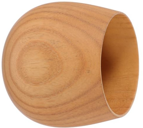 Ciieeo Capacity Mug Portable Coffee Cup Wooden Water Cup for Camping Travel Daily Use