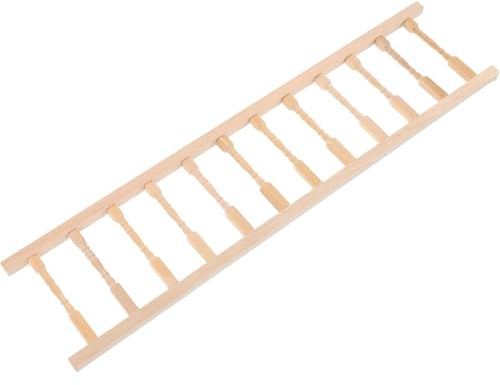 INOOMP Clôture Bois pour Maison Miniature Échelle Mobilier Miniature à Monter Soi-même Clôture et Meubles pour Maison à Échelle
