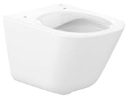 Roca A34647A000 Taza The Gap Square Rimless Suspendida Compacta Blanca (CISTERNA Y ASIENTO NO INCLUIDO)
