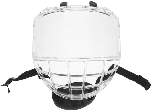 TOYANDONA Ice Hockey Helmet Visor Replacement for Boys and Adults, PC Material with Tailored Fit and Easy to Clean, Protective Shield for Ice Hockey Helmets in Sports and Outdoor Team Games