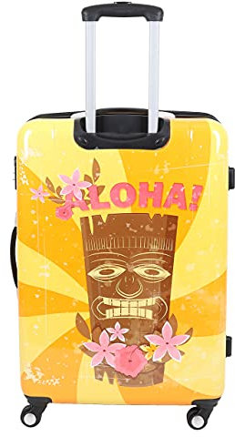 Betz Resväska set resa hårt skal hytt handpack handbagage teleskop vagn boardcase HaawaiI 1 olika storlekar storlek S