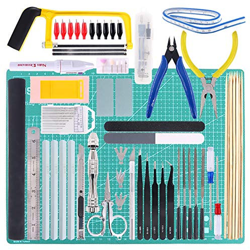 Keadic Set Di Strumenti Di Base Per Modellismo, 87 Pezzi, Gundam Craft Set, Strumenti Di Base Del Modellatore Di Gundam Strumenti Di Base Del Modellatore Di Hobby(Kit 10)