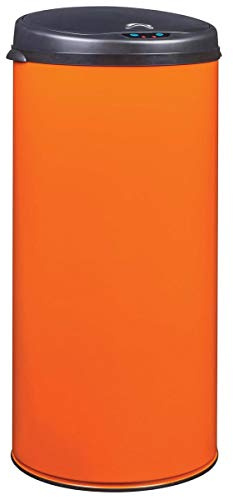 Poubelle à Ouverture Automatique, 45 L, Orange