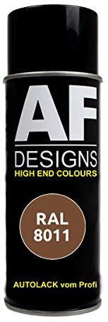 Alex Flittner Designs Spraydose RAL8011 NUSSBRAUN matt, matt | Sehr Hochwertiges Acryl Lackspray(lösemittelhaltig) nach RAL