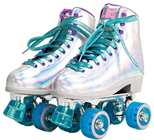 Flamingueo Rollschuhe - Roller Skates, Rollschuhe Damen, Räder 82A, Roller Erwachsene, Rollerskates Damen, Rollschuhe Herren, Größe 38 EU