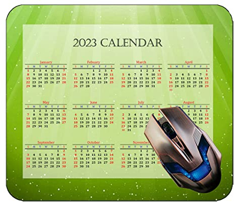 Gaming musmatta 2023 års kalender med semester, blomma knopp blomma musmattor