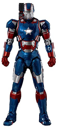 threezero – Marvel Infinity Saga Iron Patriot Deluxe Actionfigur im Maßstab 1:12 (Netz)