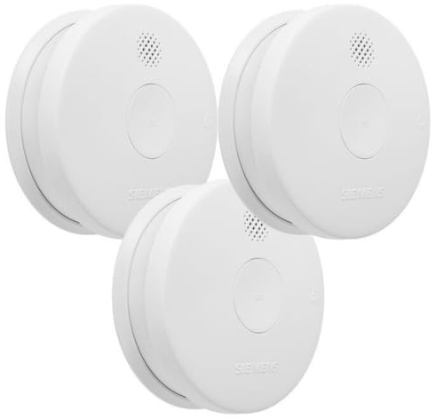 Siemens - Lot De 3 Détecteurs De Fumée 5TC1292-6 NF - Autonomie 5 Ans