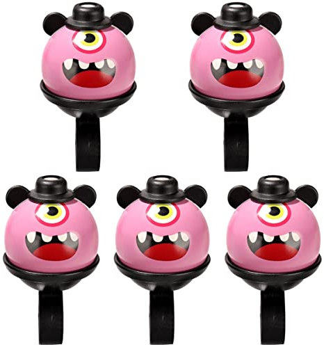 BESPORTBLE 5stücke Mädchen Fahrradklingel Lustige Cartoon Fahrradglocke Für Mädchen Und Jungen Und Robust Einsetzbar Für Mountain Und Straßenräder