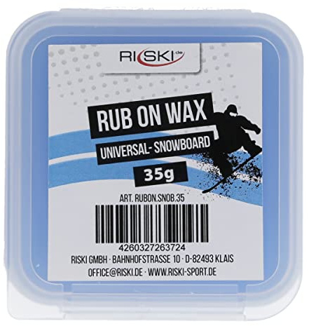 RiSki Rub On Ski Wax - Aufreibwax für Snowboard - universal 35g