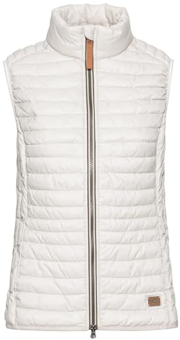 camel active Damen Weste aus recyceltem Polyamid Wollweiß, womenswear-42