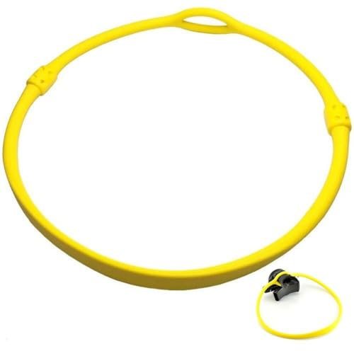 Wudaizhi 76 cm Tauch-silikon-atemregler-halskettenhalter, Flexibles Mundstück, Atemregler-halskettenring, Oktopus-Halter, Atemregler-halskettenhalter