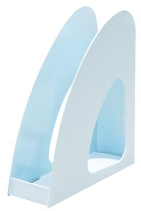 HAN Stehsammler Re-LOOP – 6 STÜCK, say yes to 100% recycled, modernes, junges Design für DIN A4/C4 Unterlagen, pastellblau, 16218-884