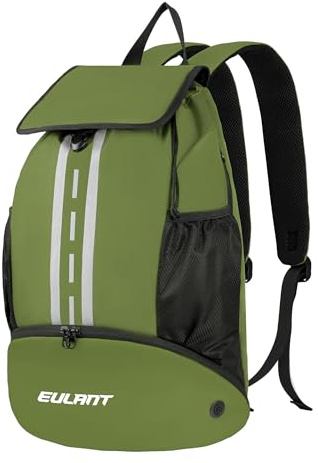 EULANT Fußball Rucksack mit Schuhfach, Multifunktionsrucksack mit bodenfach, Wasserdichter Sporttaschen für Basketball Volleyball Schwimmen Training Strand Yoga,Trockene Nassabscheidung