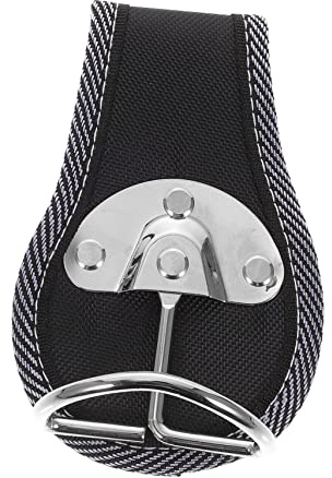 DINHEAROM Soporte de Martillo de Metal Portaherramientas Organizador de Herramientas Clip para Cinturón Gancho para Herramientas Diseño Práctico y Seguro para Electricistas