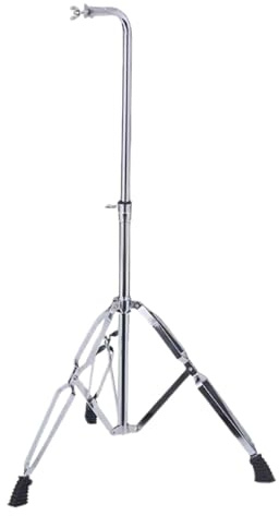 Hellery Adjustable Bar Glockenspiel Stand, Percussion Instrument Accessory, Wind Chime Holder for Performances, Silver