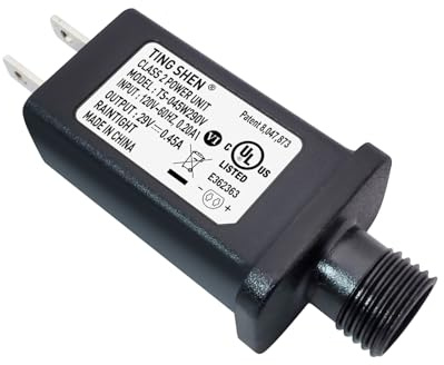 Alimentatore LED 29V 13W 0.45A - TS-045W 290V Certificazione UL Classe 2 Alimentatore Trasformatore affidabile e sicuro per luci dell'albero di Natale, illuminazione a LED [X5TC]