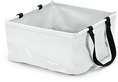 Fußbad Schüssel Faltbar Groß 42 cm mit Handschlaufe, Kosmetex Fußwanne, Fuß-Schüssel Mobil