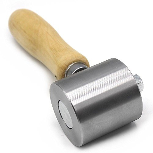 Profi Andrückrolle 50mm Metall Andrückwalze Andrück Rolle Folie Dachdecker für Föhn Heißluftgebläse Walze Schweißwerkzeug Schweißbahn Werkzeug