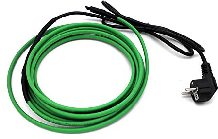 KEPOHK 1~15 m selbstregulierendes Heizkabel in der Wasserleitung 17 W/m Frostschutz-Heizdraht mit Stecker 1 Meter 220 V-mit-EU