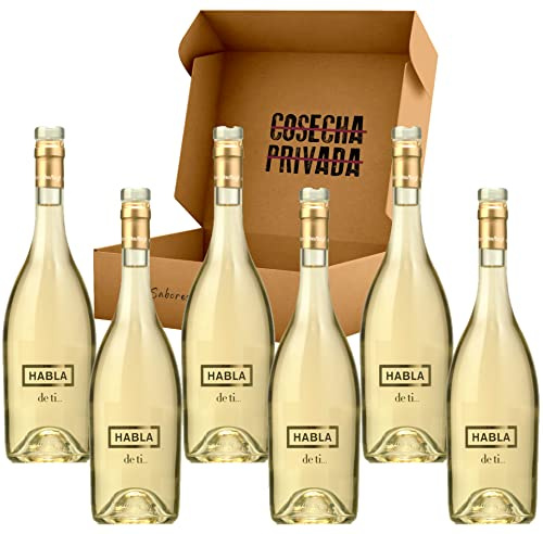 Habla de Ti - Envío 24 H - 6 Botellas - Vino Blanco- Mejor Vino de España - VT Extremadura. Enviado por Cosecha Privada