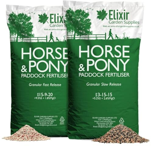 Elixir Gardens Horse & Pony Paddock Fertiliser Granular 15-9-20 10kg Tub