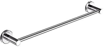 Lonmrrton Einzelne Handtuchstange, Edelstahl-Handtuchhalter, Wandmontage, einzelne Stange, lang, 90 cm, 100 cm, 110 cm, 120 cm, Handtuchhalter, poliertes Silber-Finish (Size : 100cm)