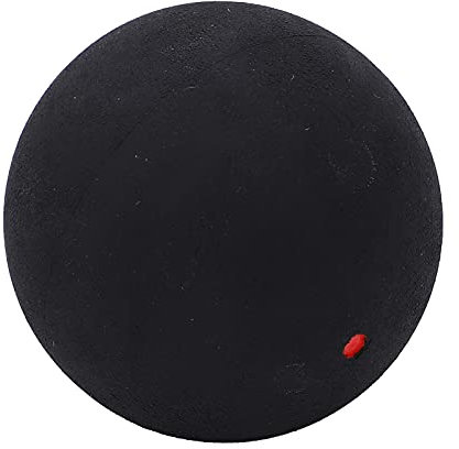 Alomejor Single Dot Squashball, 37 Mm Gummi-Squashschlägerbälle für Anfänger-Wettkampftraining (einzelner roter Punkt)