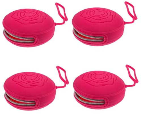 Gatuida 4Er-Box Box für Menstruationstassen Geldbörse Behälter für Menstruationstassen wiederverwendbares Etui für Menstruationstassen kleine Veränderung Silikonbox Pflegebedarf Verpackung