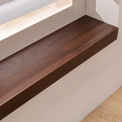 Fensterbank Innen Fensterbrett für zu Hause, Das Holzfaserplatten Abdeckt, Fensterbankschutz für Badezimmer/ Wohnzimmer/ Küche, Erkerfensterbankabdeckung aus Holz ( Color : L-150cm/59.1in , Size : W-4