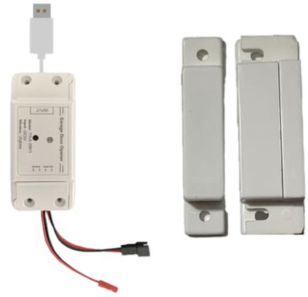 Jeenuuder Smart Garage Door Opener with RF433 MHz Wrieless Control Smart Garage Door for Yandex Easy to Use (Tuya WiFi)